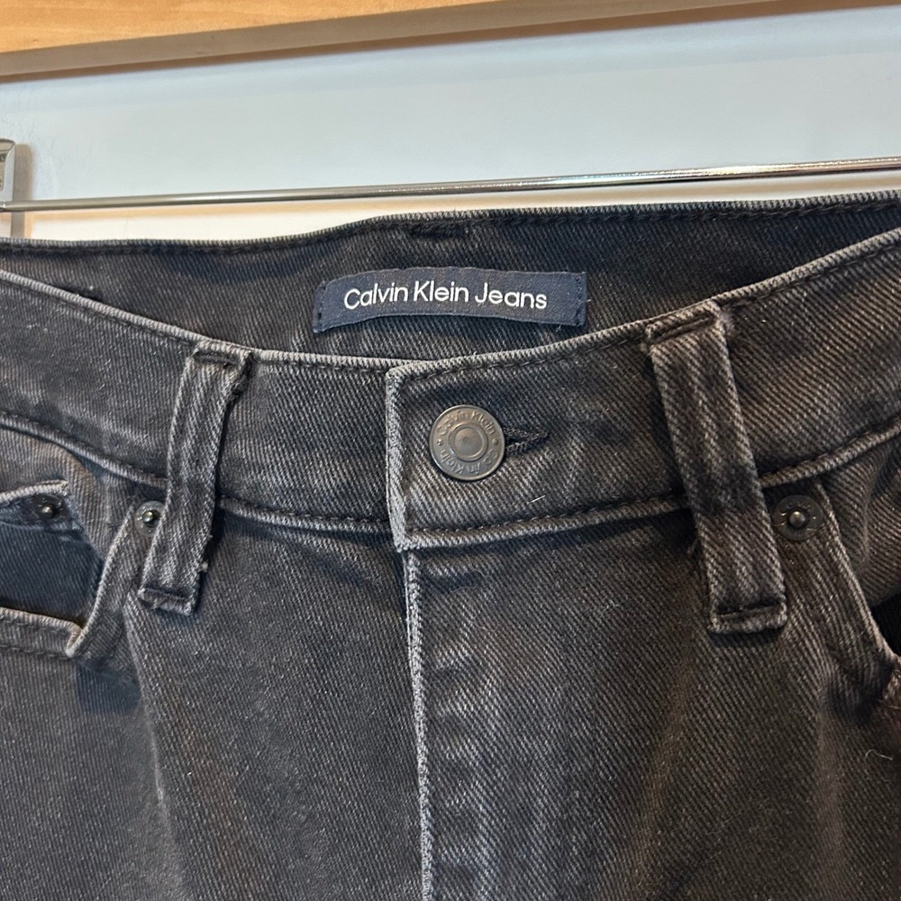Calvin Klein Jeans High Rise Skinny‎ Black Denim Women's Jeans Size 29 - Picture 2 of 11